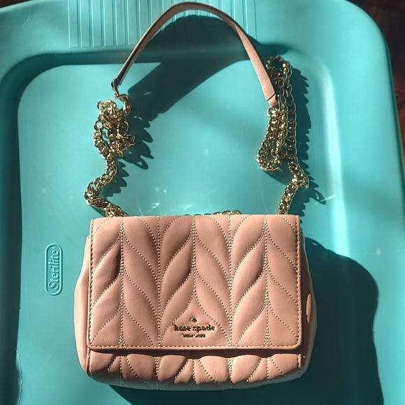 Kate Spade Blush Quilted Shoulder Bag - Picture 6 of 11